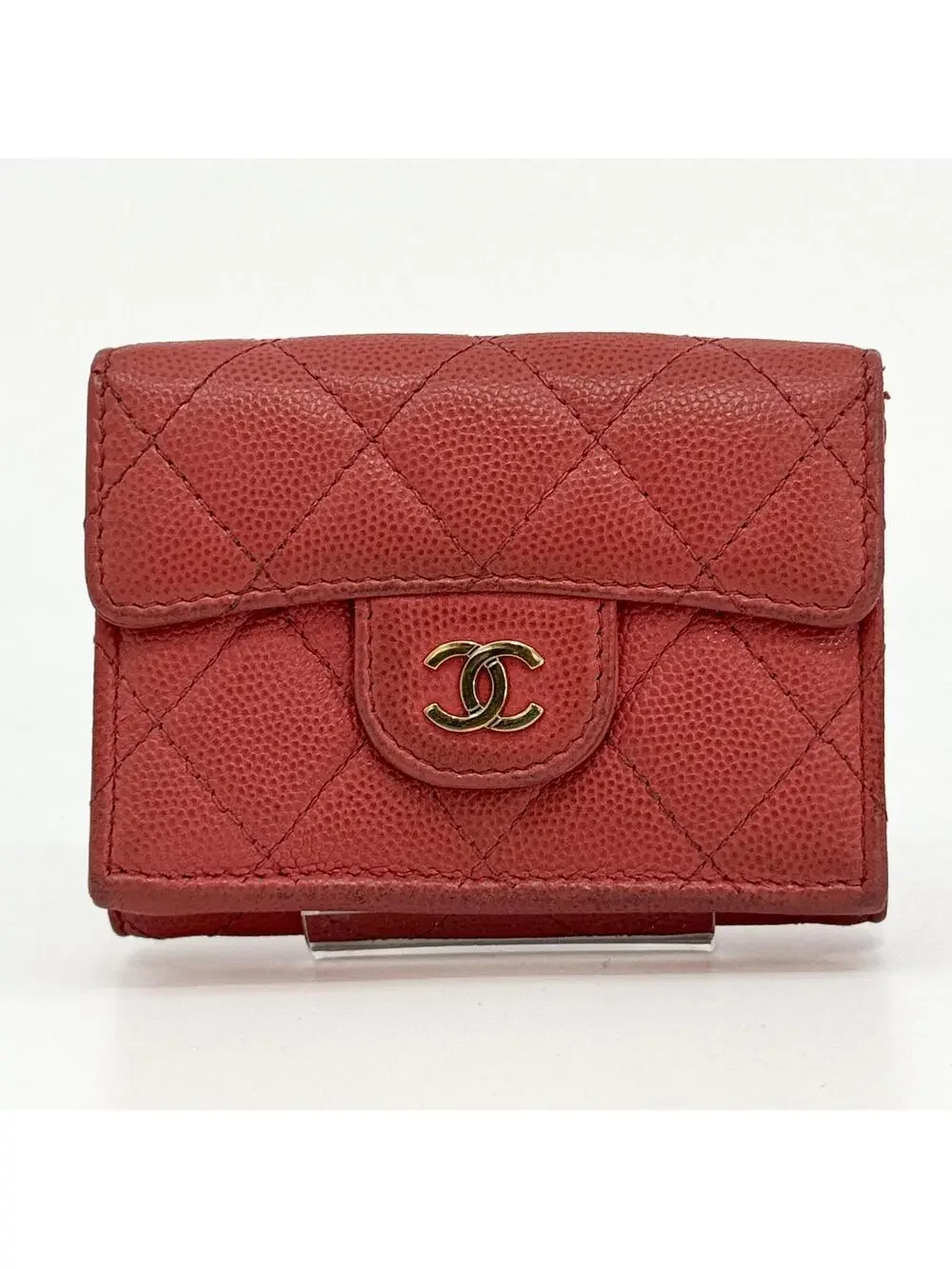 Chanel Matelasse Tri-Fold Wallet Caviar #284543C57B